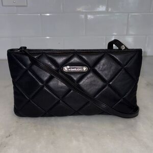 Michael Kors Bag Purse Handbag Leather Crossbody Webster Quilted Clutch Bag